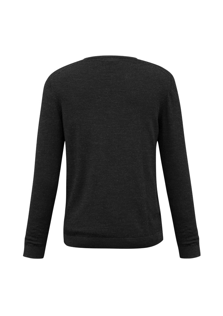 Biz Mens Merino Wool-Rich Pullover