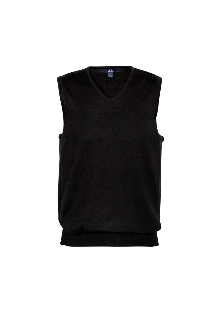 Biz Mens Milano Wool Mix Vest