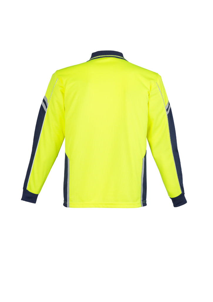 SYZMIK HiVis Squad L/S Polo - ZH238