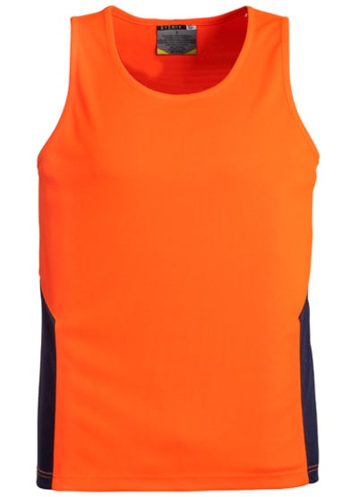 SYZMIK ZH239 UNISEX HIVIS SQUAD SINGLET