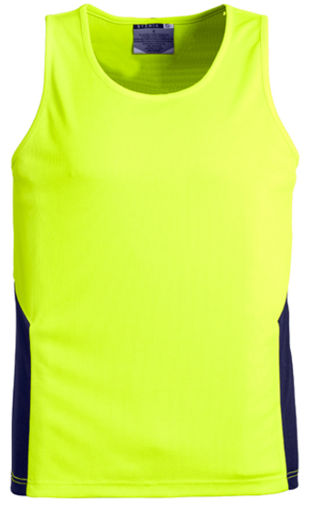 SYZMIK ZH239 UNISEX HIVIS SQUAD SINGLET