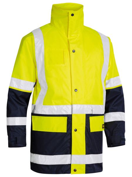 Bisley HiVis Taped 5 In 1 Rain Jacket - BK6975